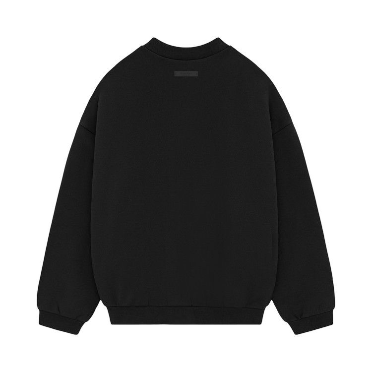 Fear Of God Essentials Crewneck Black Heavy Fleece (FW24)