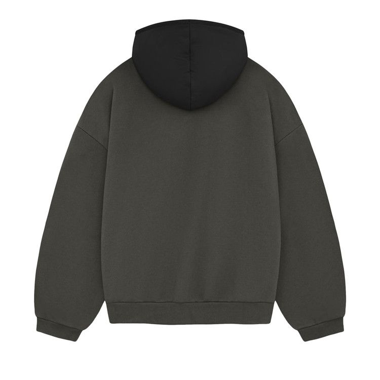 Fear Of God Essentials Hoodie Ink/Jet Black Nylon Fleece (FW23)