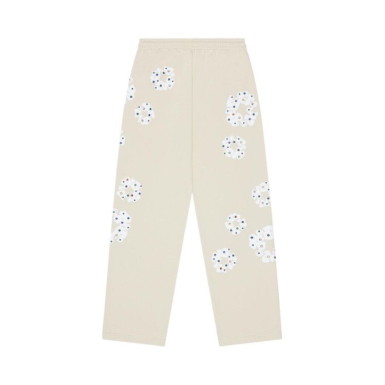 Denim Tears Rhinestone Wreath Sweatpants Oatmeal (FW25)