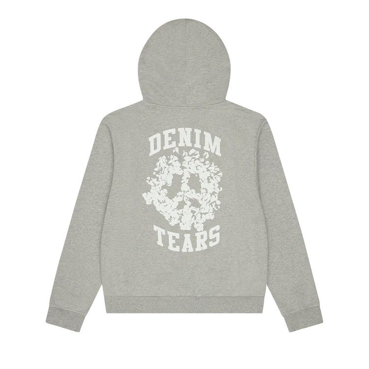 Denim Tears Denim University Zip Hoodie Light Grey