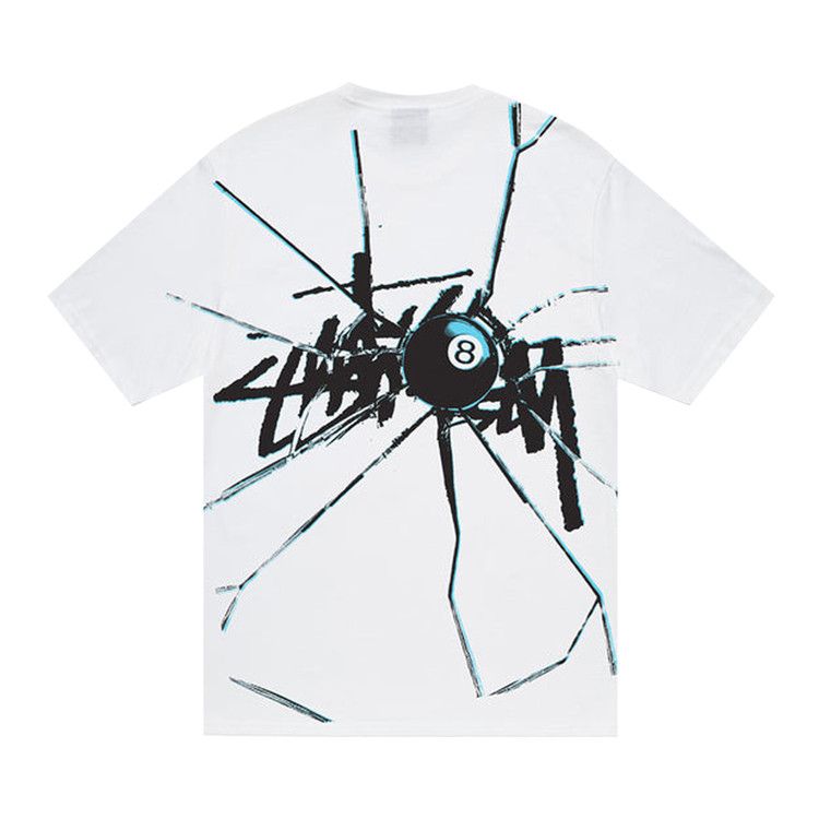 Stussy Broken 8-Ball T-Shirt White