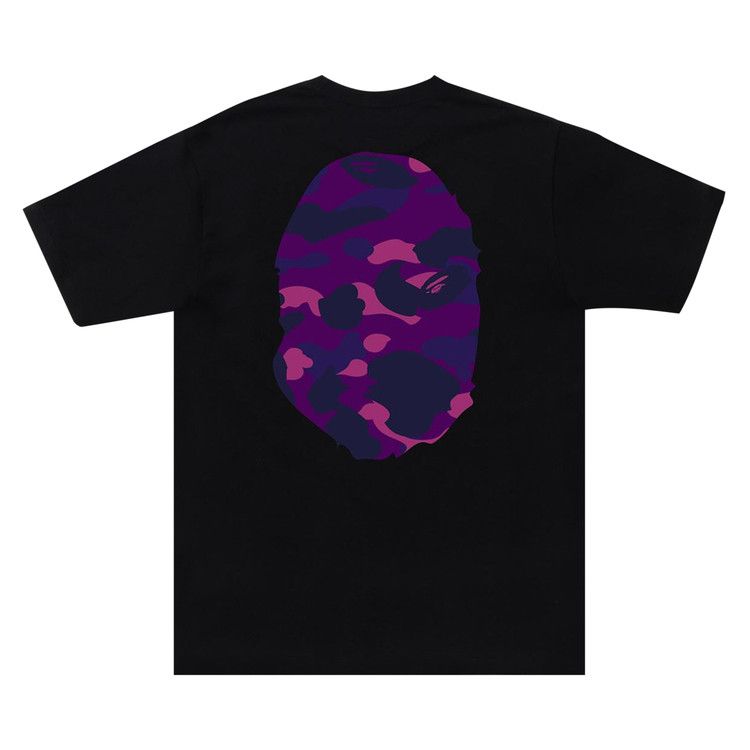 BAPE Color Camo Big Ape Head Tee Black/Purple