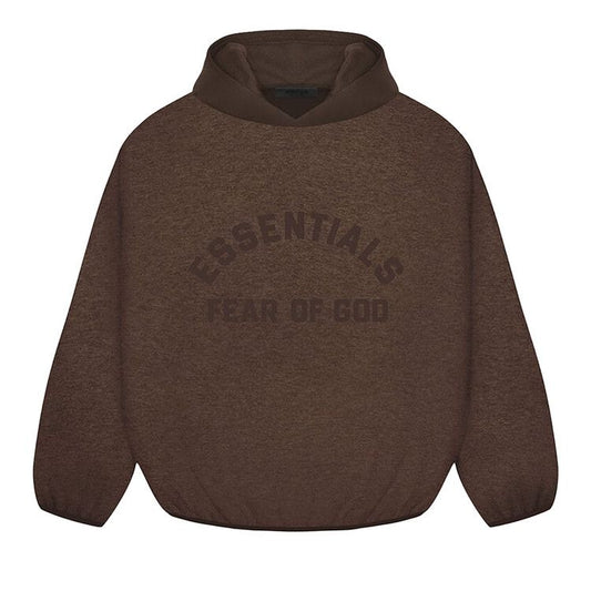 Fear Of God Essentials Hoodie Heather Wood/Wood Nylon Fleece (SS24)