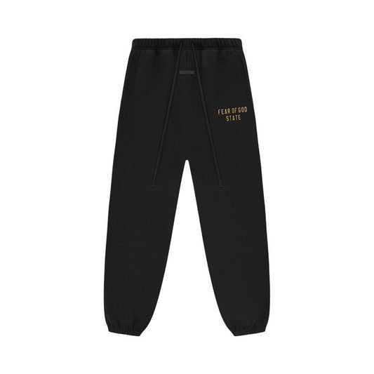 Fear Of God Essentials Pants Black Fleece STATE (FW24)