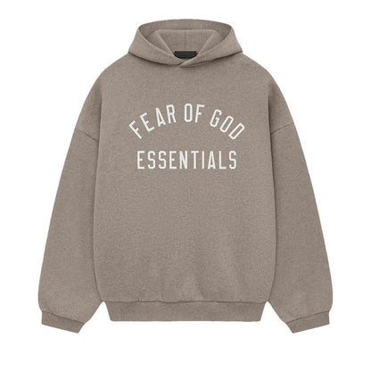 Fear Of God Essentials Hoodie Heather Gray Fleece (FW24)