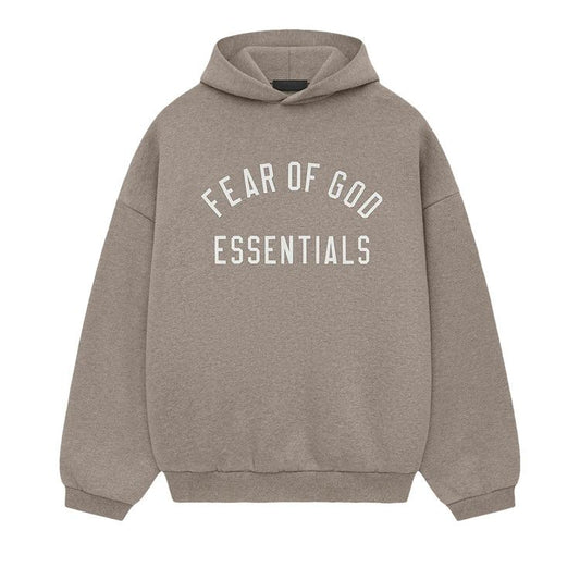 Fear Of God Essentials Hoodie Heather Gray Fleece (FW24)