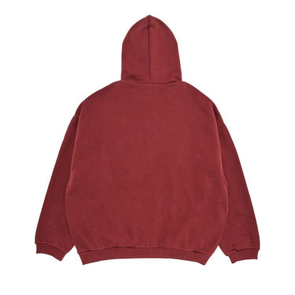 Fear Of God Essentials Hoodie Crimson Fleece (FW24)