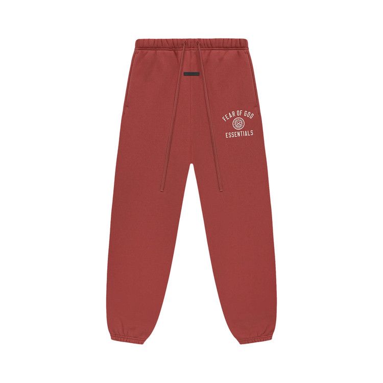 Fear Of God Essentials Pants Crimson Fleece (FW24)