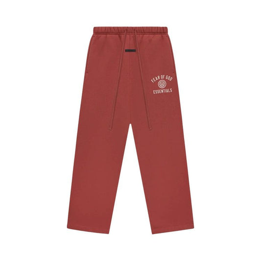 Fear Of God Essentials Pants (Relaxed) Crimson Fleece (FW24)