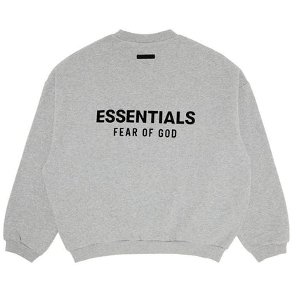 Fear Of God Essentials Crewneck Light Heather Grey Fleece II (FW24)