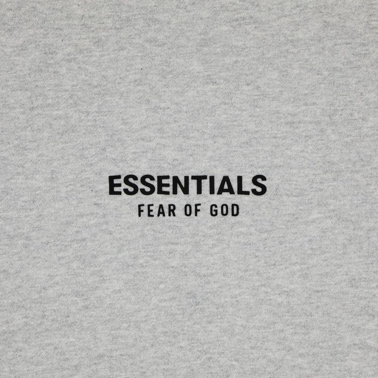 Fear Of God Essentials Crewneck Light Heather Grey Fleece II (FW24)