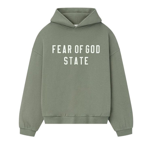 Fear Of God Essentials Hoodie Moss 90s (FW25)