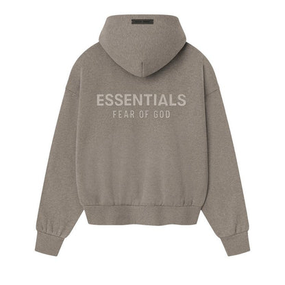 Fear Of God Essentials Hoodie Homestead Heather Classic Fit Fleece (FW25)