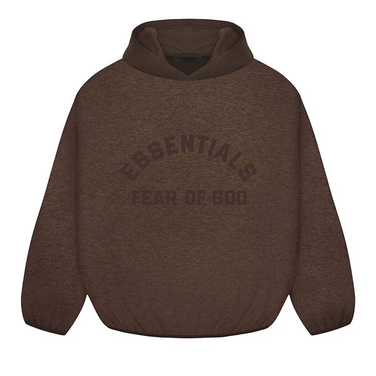 Fear Of God Essentials Hoodie Heather Wood/Wood Nylon Fleece (SS24)