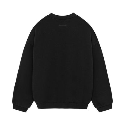 Fear Of God Essentials Hoodie Black Fleece (FW24)