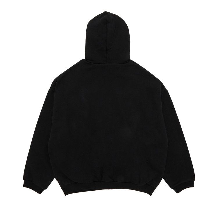 Fear Of God Essentials Hoodie Black Fleece (FW24)