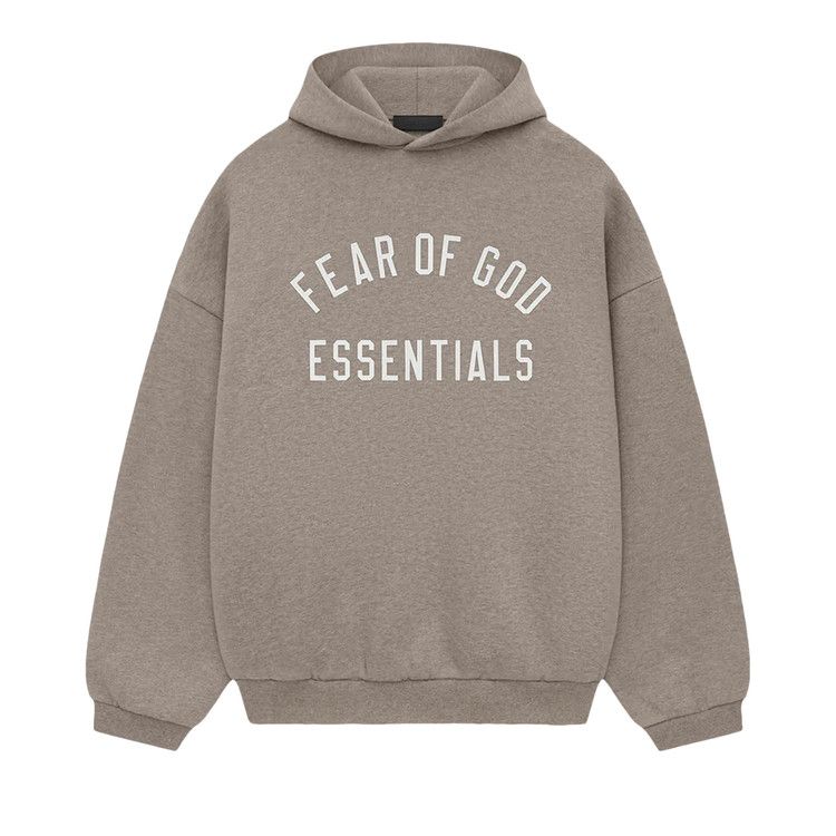 Fear Of God Essentials Hoodie Heather Gray Fleece (FW24)