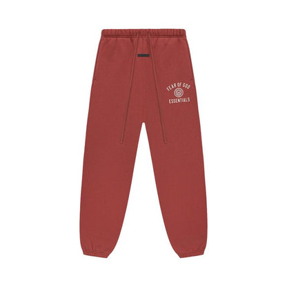 Fear Of God Essentials Pants Crimson Fleece (FW24)
