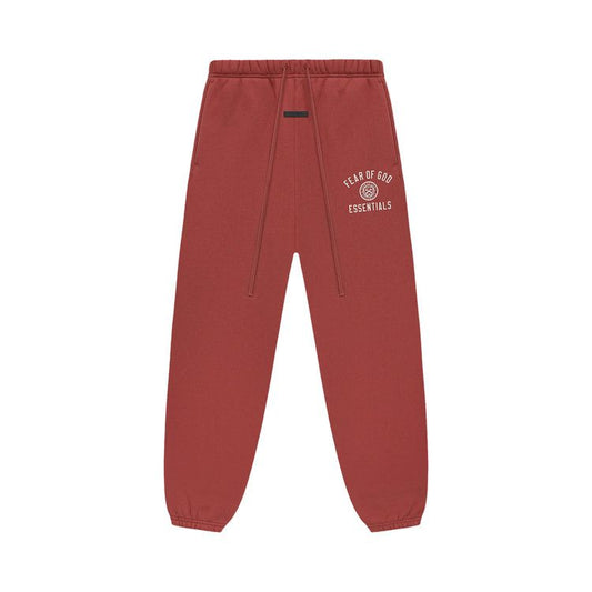 Fear Of God Essentials Pants Crimson Fleece (FW24)
