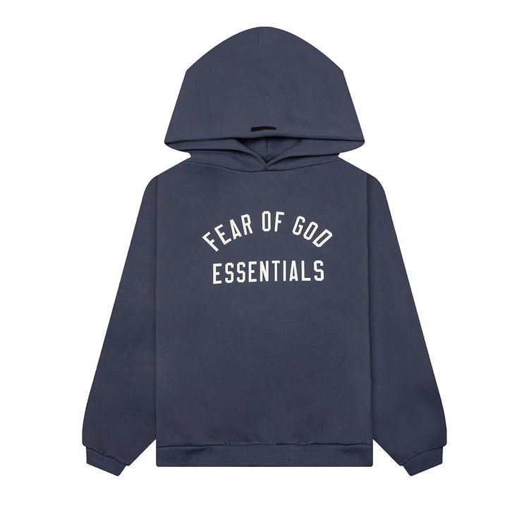 Fear Of God Essentials Hoodie Marine Fleece (FW24)