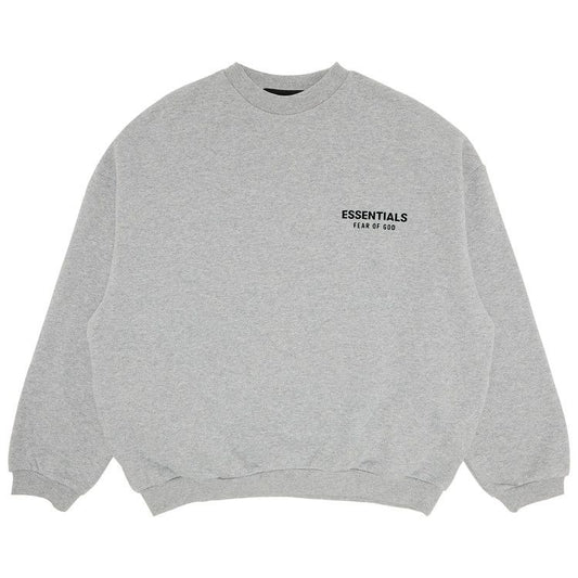 Fear Of God Essentials Crewneck Light Heather Grey Fleece II (FW24)