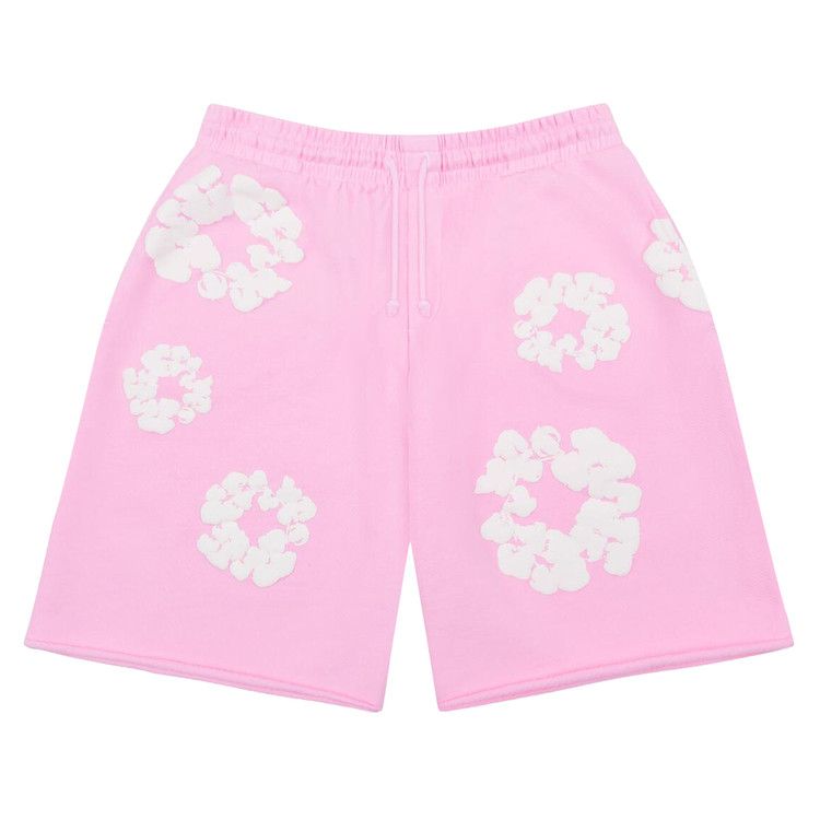 Denim Tears Cotton Wreath Shorts Pink