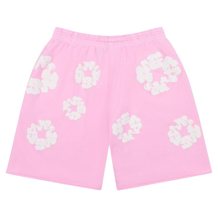 Denim Tears Cotton Wreath Shorts Pink