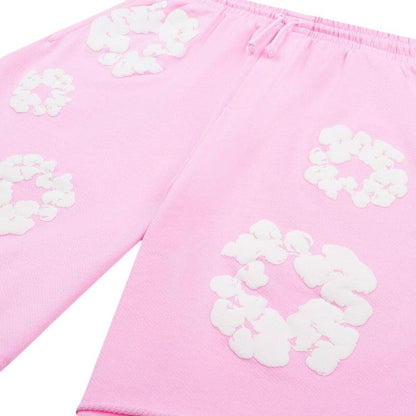 Denim Tears Cotton Wreath Shorts Pink