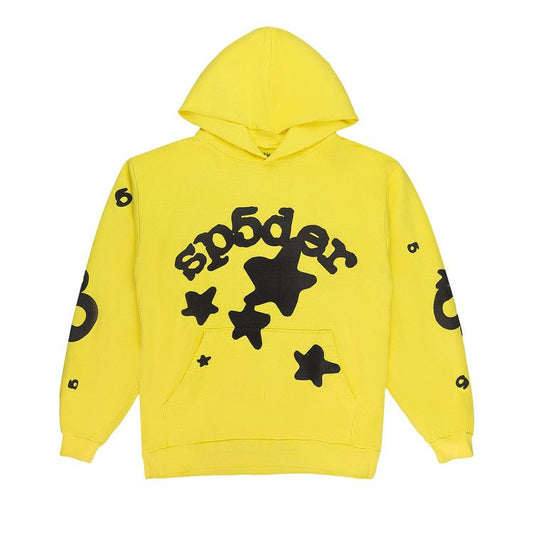 Sp5der Big Star Hoodie Grey