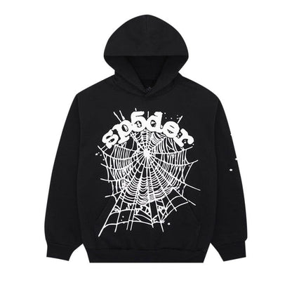 Sp5der OG Web Hoodie Black