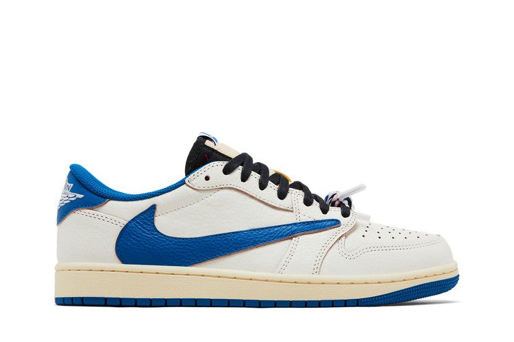 Nike Air Jordan 1 Low OG SP Travis Scott x Fragment Sail Military Blue