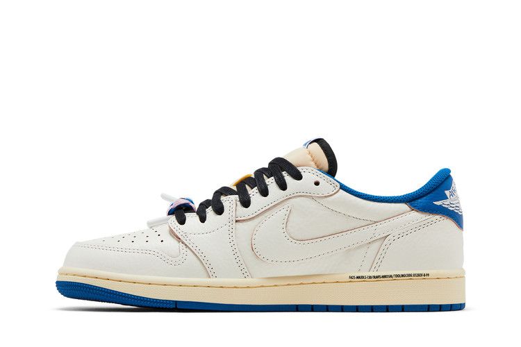 Nike Air Jordan 1 Low OG SP Travis Scott x Fragment Sail Military Blue