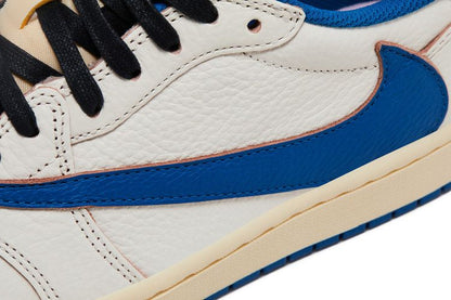 Nike Air Jordan 1 Low OG SP Travis Scott x Fragment Sail Military Blue