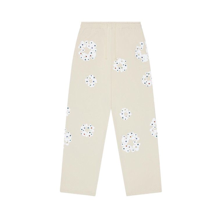 Denim Tears Rhinestone Wreath Sweatpants Oatmeal (FW25)