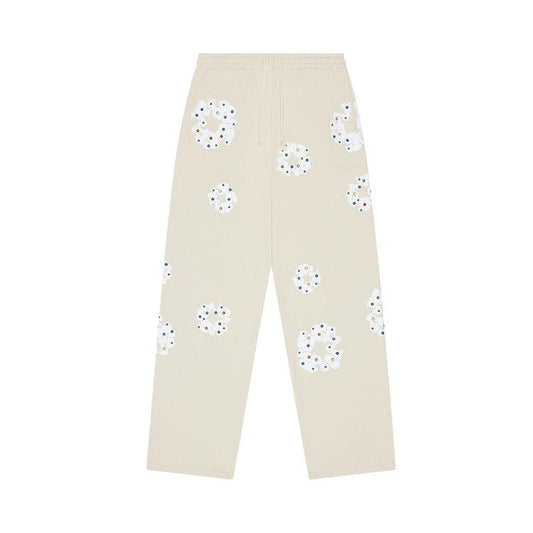 Denim Tears Rhinestone Wreath Sweatpants Oatmeal (FW25)