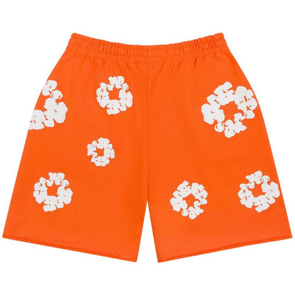 Denim Tears Cotton Wreath Shorts Orange