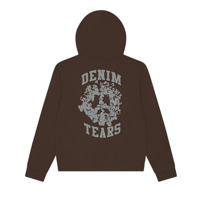 Denim Tears Denim U Zip Hoodie Brown