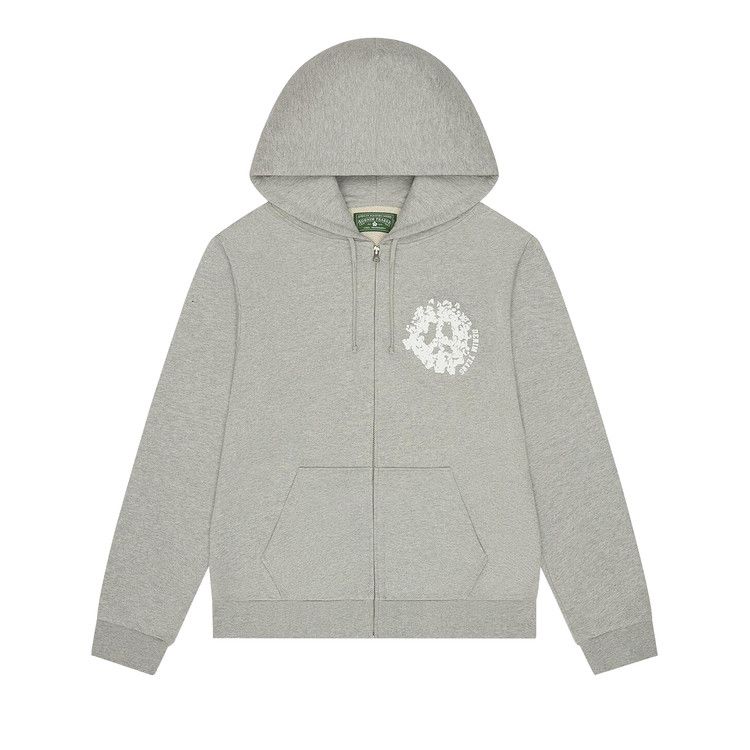 Denim Tears Denim University Zip Hoodie Light Grey
