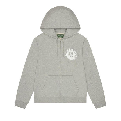 Denim Tears Denim University Zip Hoodie Light Grey