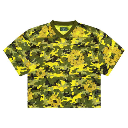 Denim Tears Camo Wreath Jersey Yellow Camo