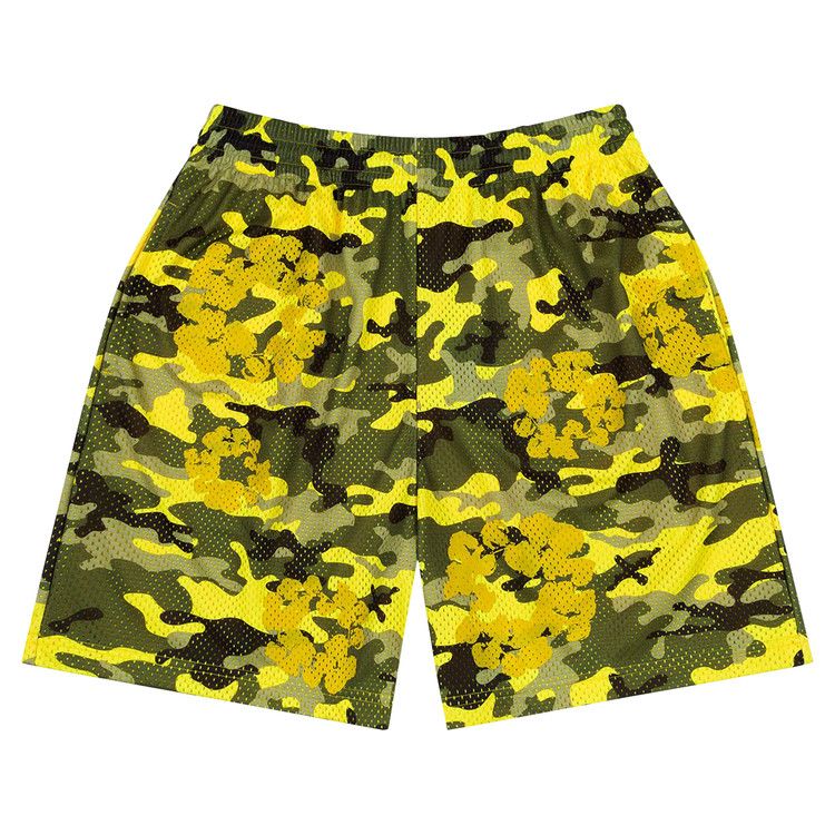 Denim Tears Wreath Camo Shorts Yellow