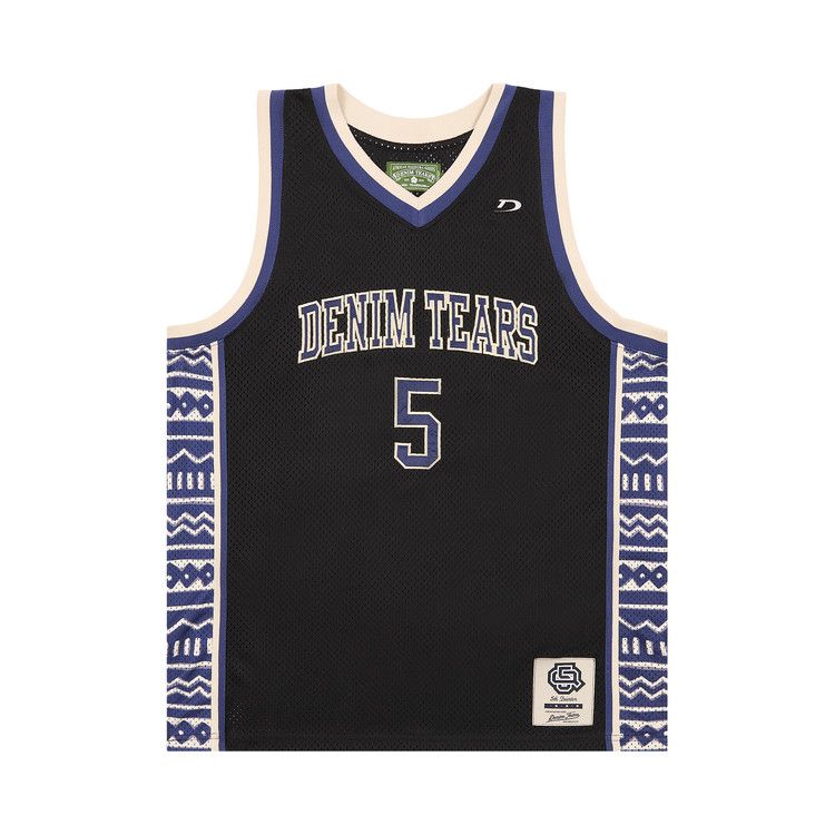 Denim Tears 5Q Game Jersey Black