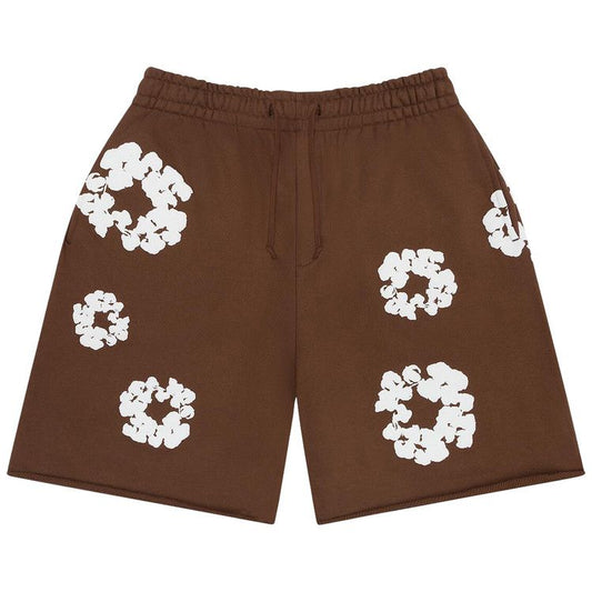 Denim Tears Cotton Wreath Shorts Brown