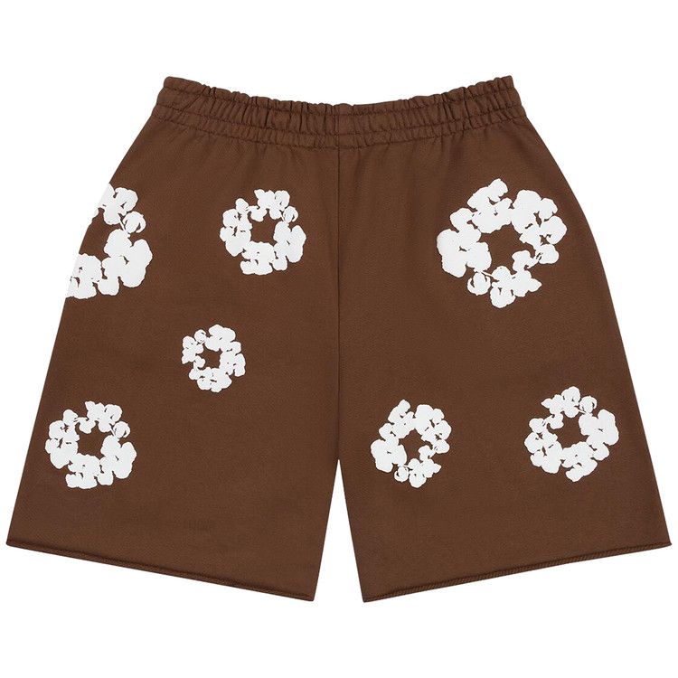 Denim Tears Cotton Wreath Shorts Brown