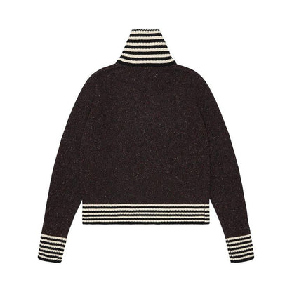 Denim Tears Zip Up Knit Sweater Black (FW25)