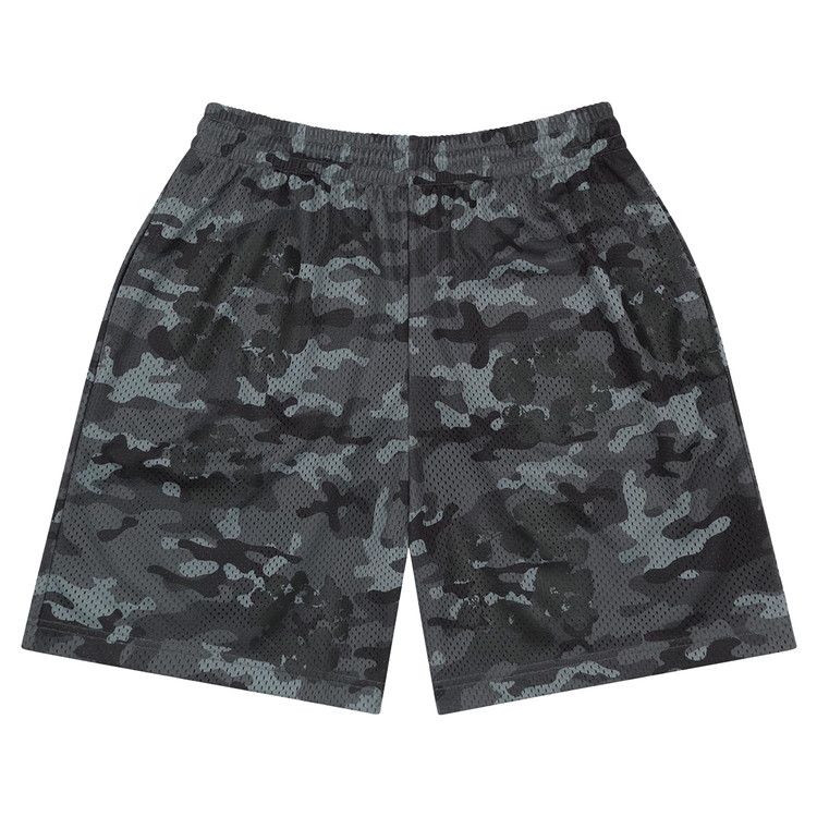 Denim Tears Wreath Camo Shorts Black
