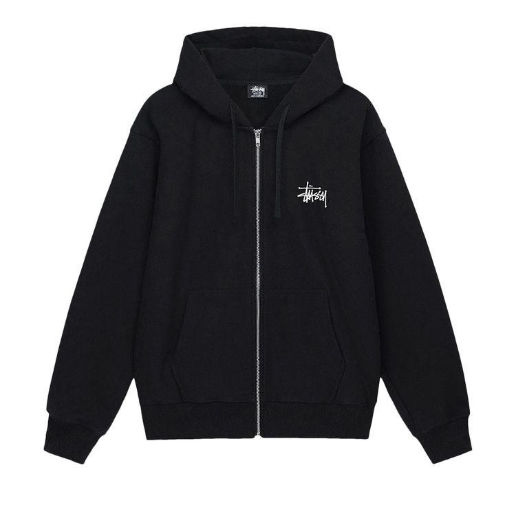 Stussy Basic Zip Hoodie Black