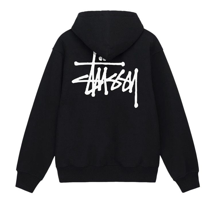 Stussy Basic Zip Hoodie Black
