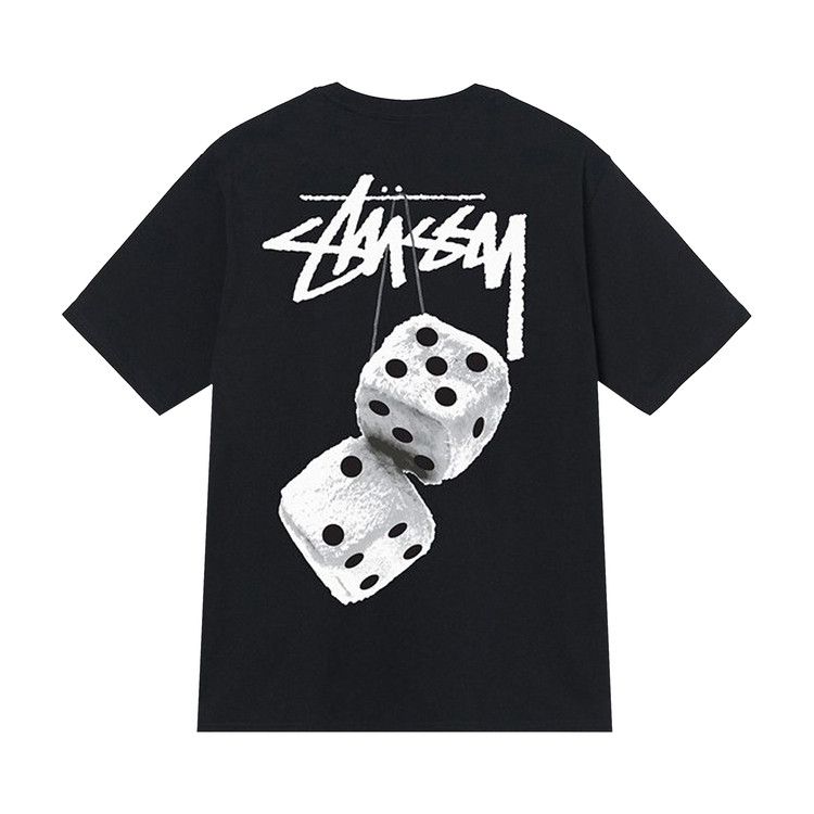Stussy Fuzzy Dice T-Shirt Black