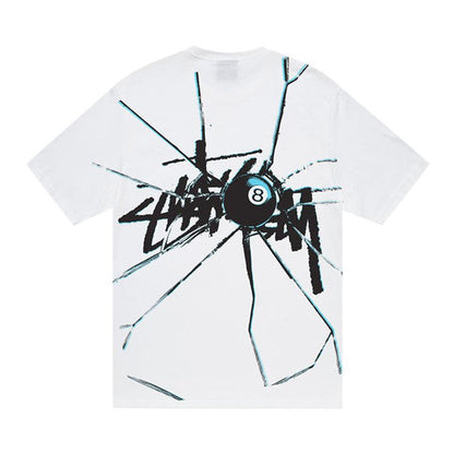 Stussy Broken 8-Ball T-Shirt White
